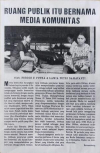 Image of Ruang Publik Itu Bernama Media Komunitas